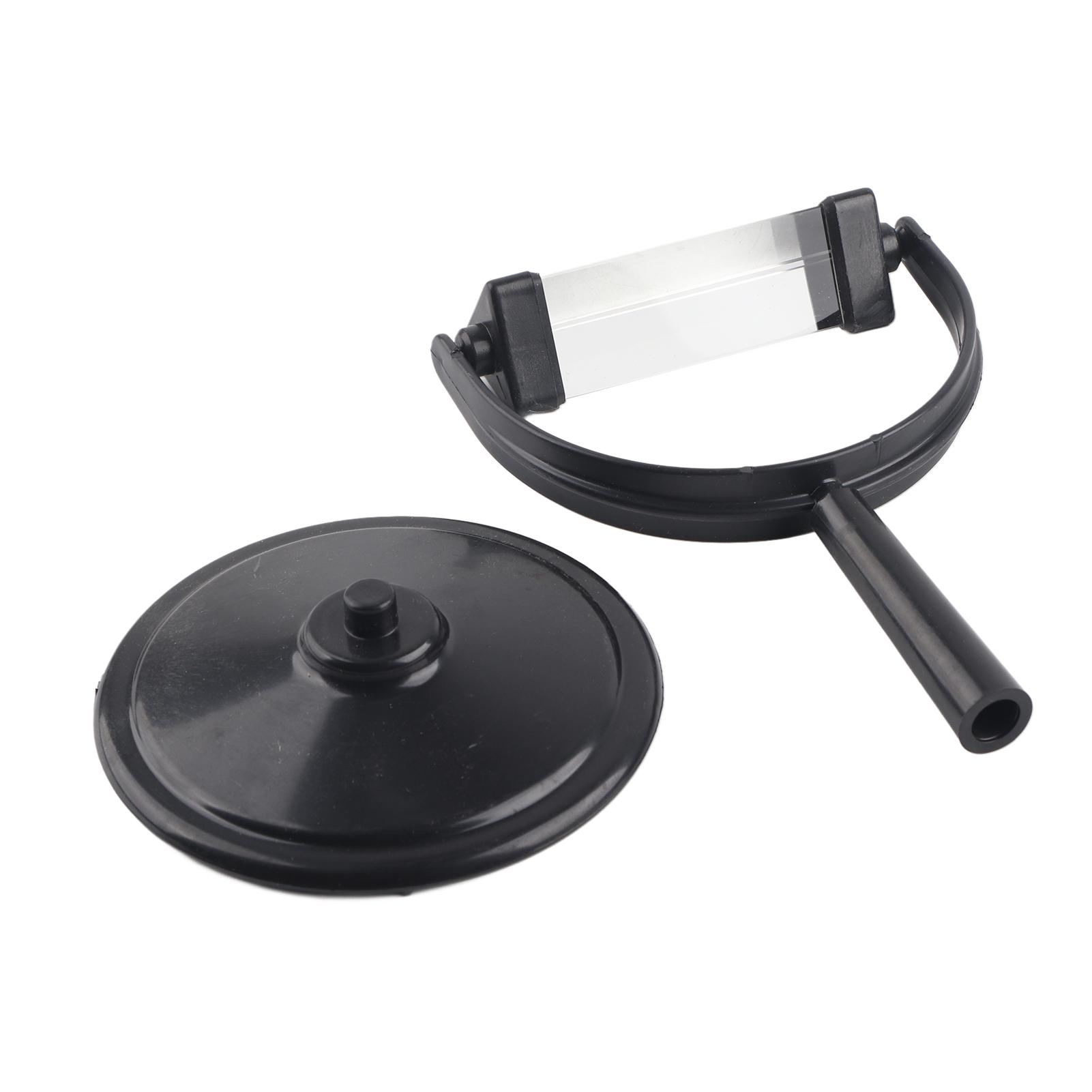 Fishine Optical Glass Triple Triangular Prism with Stand Physics Light Spectrum