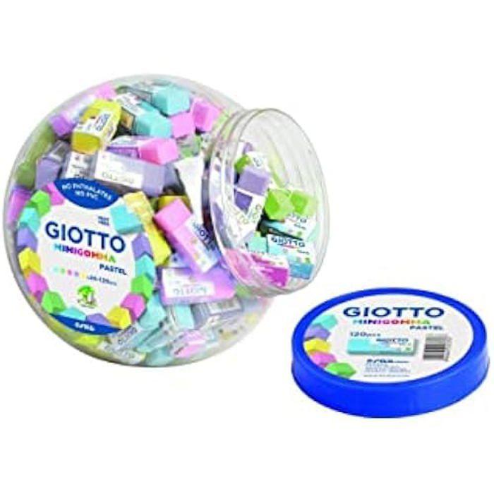 Giotto Gomme Pastel - Giotto Boccia - Contient 120 Mini pneus - Enfant Mixte