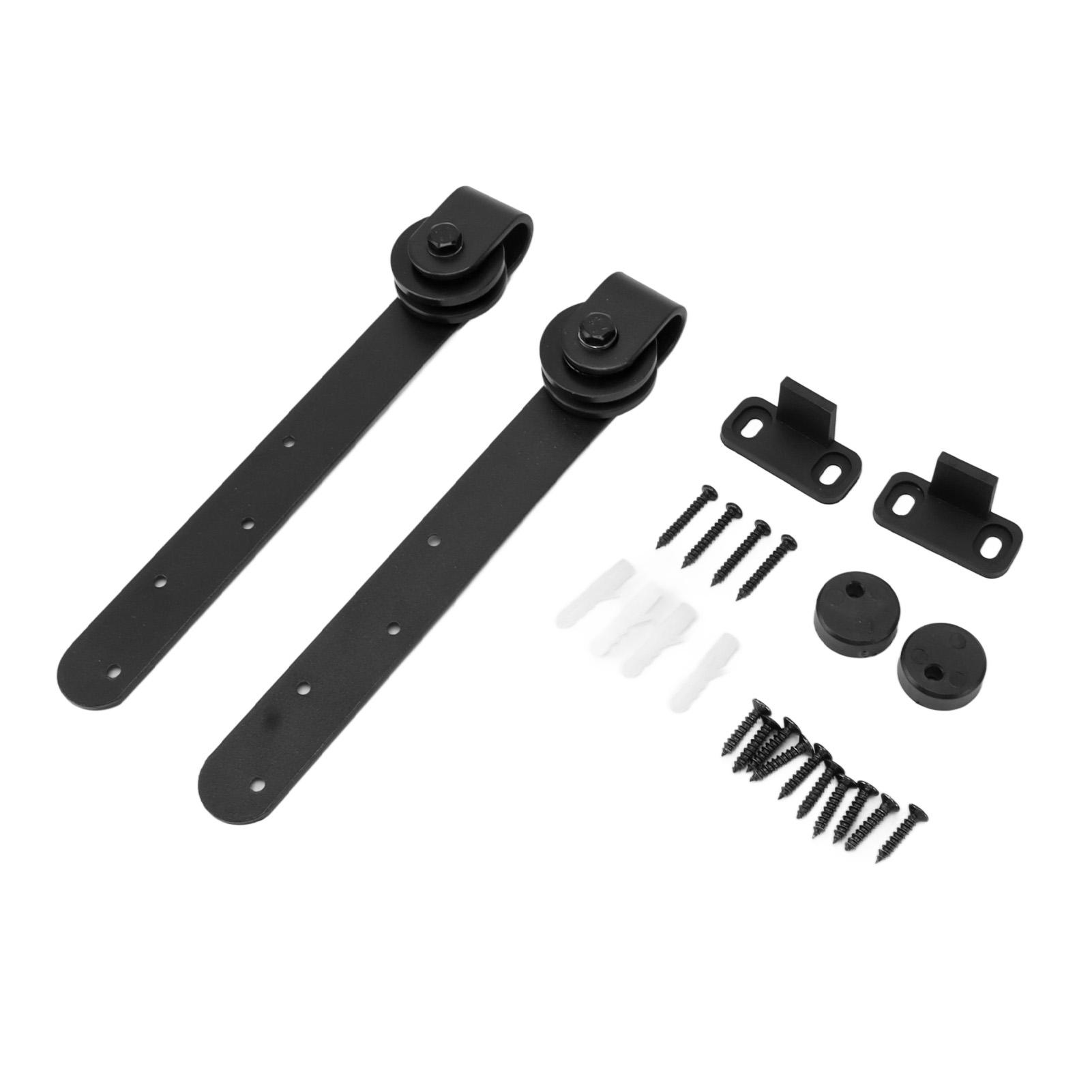 OutsideWorld Barn Door Hardware Kit Sliding Barn Wooden Door Hardware Mini Barn Door Track for Single Double