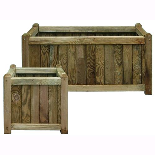 LASA Fioriera legno di pino impregnate autoclave a diamante 40x40xH40 cm