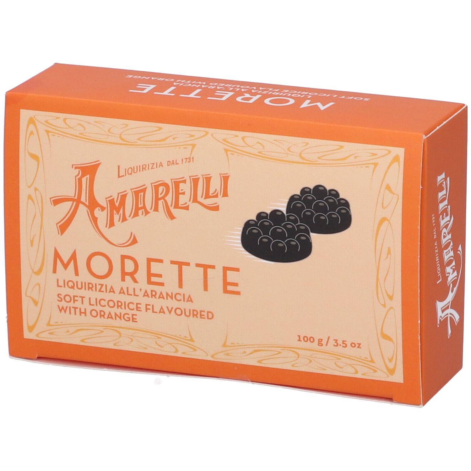 Natur Drogeriet Appetitus Amarelli Morette al Orange 100g