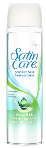 Gillette Satin Care Sensitive Skin Shaving Gel For Women Aloe Vera 200 ml