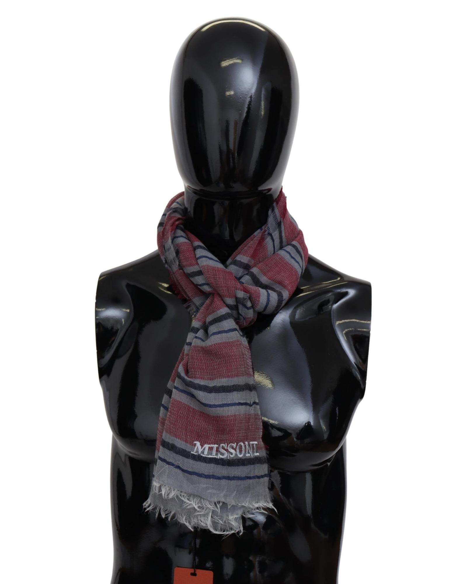 Missoni MS1914 Striped Scarf- Multicolor Scarves