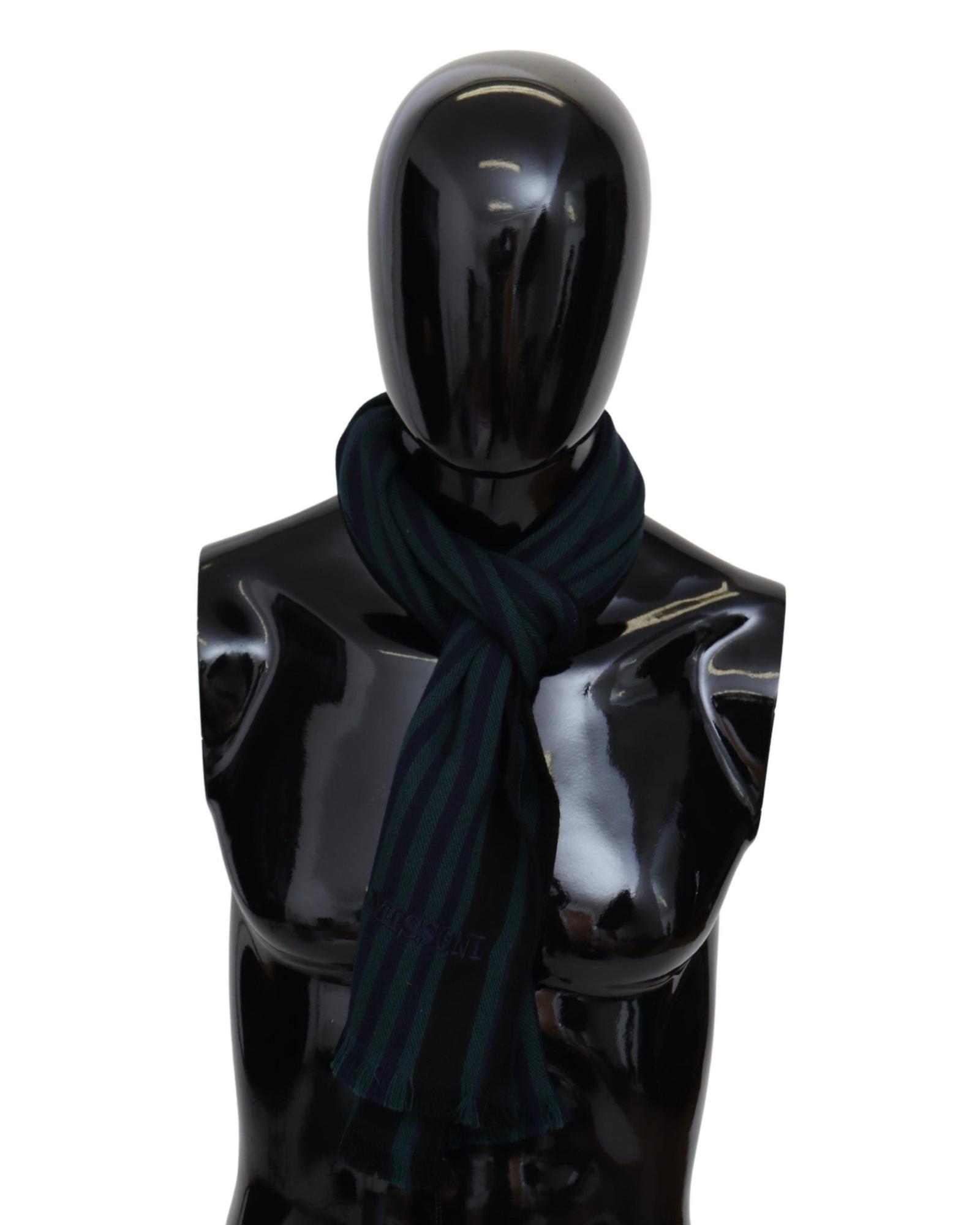 Missoni Striped Wool Scarf- Multicolor Scarves