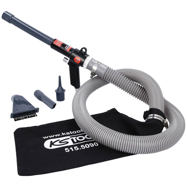 KS Tools Pneumatic Vacuum/Blow Gun Set 14.5 cm 515.5090