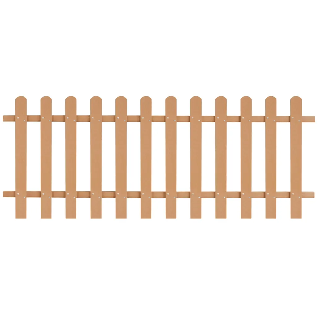 VidaXL Picket Fence WPC 200x80 cm