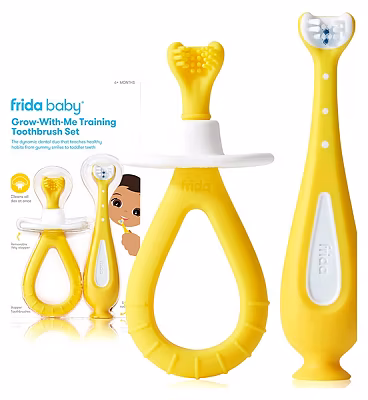Fridababy Frida Baby Grow-With-Me-Training Toothbrush Set