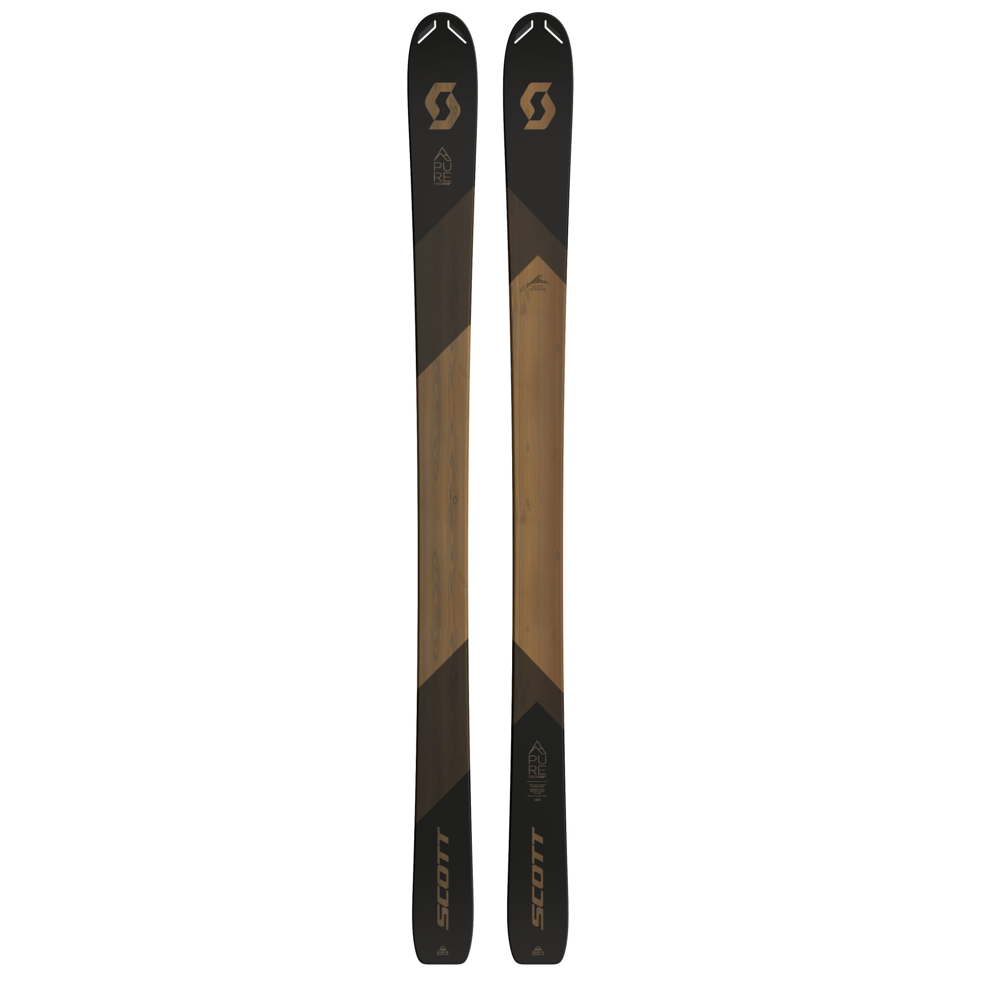 Scott Pure Pro 109 Ti Ski - Black / Brown - 190 Cm