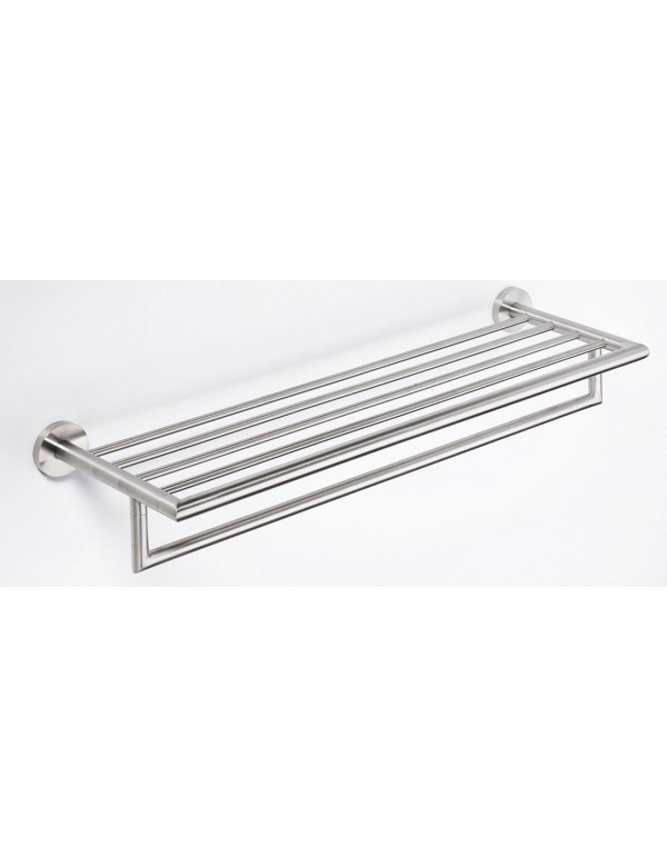 Maison De La Tendance Neo Stainless Steel Wall Mounted Towel Rack gray
