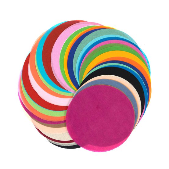 Hobbycraft Assorted Tissue Paper Circles 100 Pack