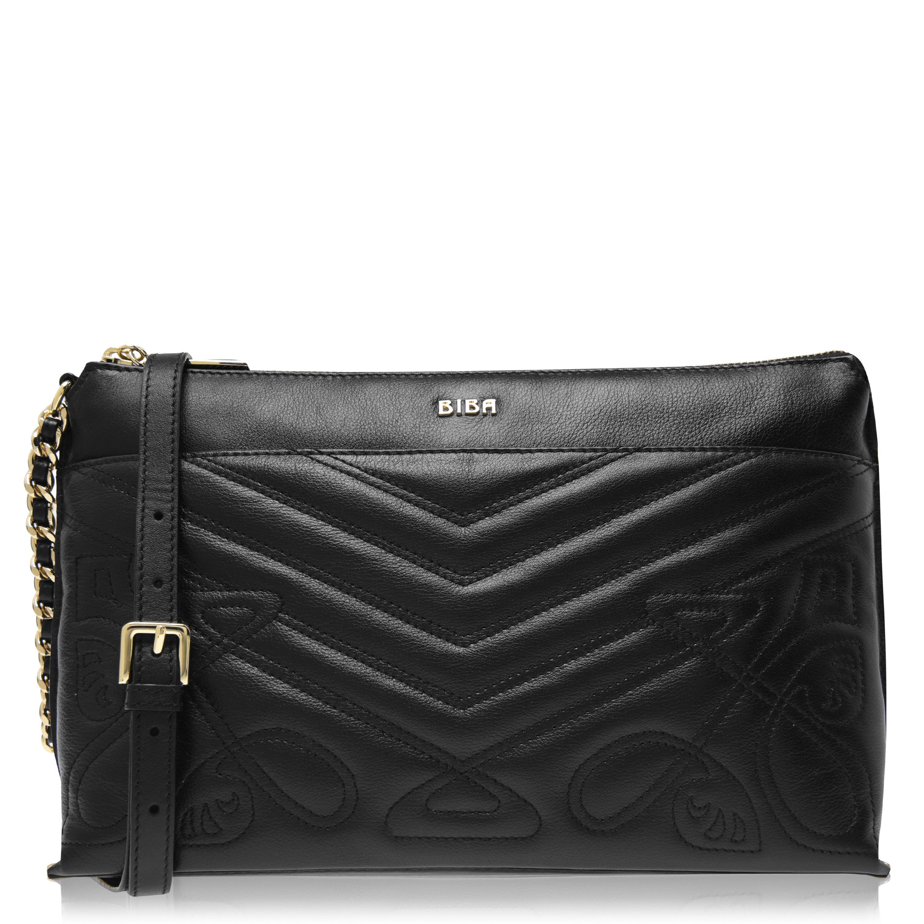 Biba Biba Leather Constance Cross Body Bag - Black