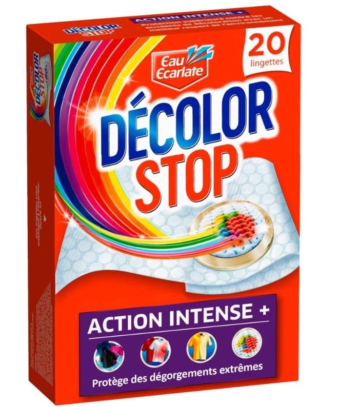 Eau Ecarlate Decolor Stop, Anti-staining laundry wipes, 20 pieces