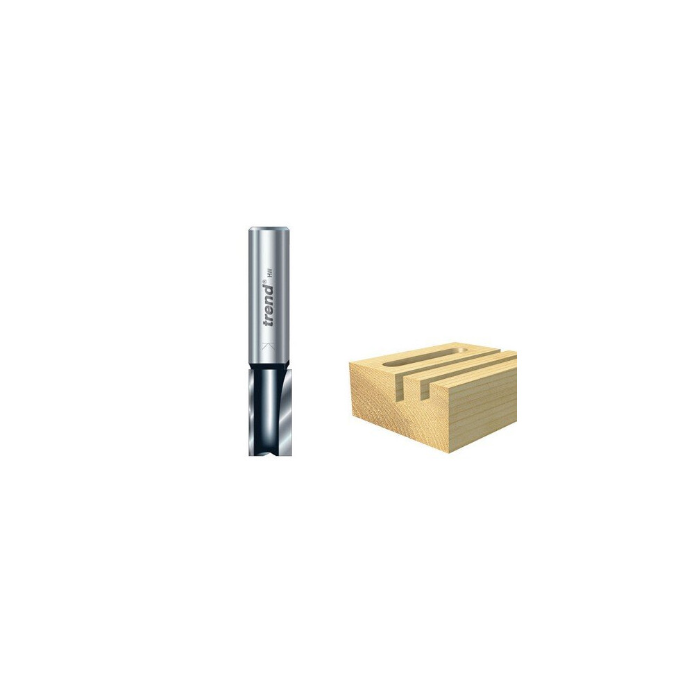 Trend TRETR3712TC TR37 x 1/2 TCT Two Flute Cutter Long Shank 12 x 63mm