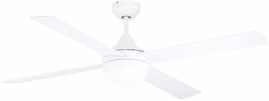 Eglo Varadero Ceiling Fan &amp; Light in White with Reversible White o