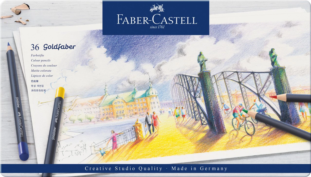 Faber Castell Faber-Castell Creative Studio Goldfaber Colouring Pencils (Pack of 36)