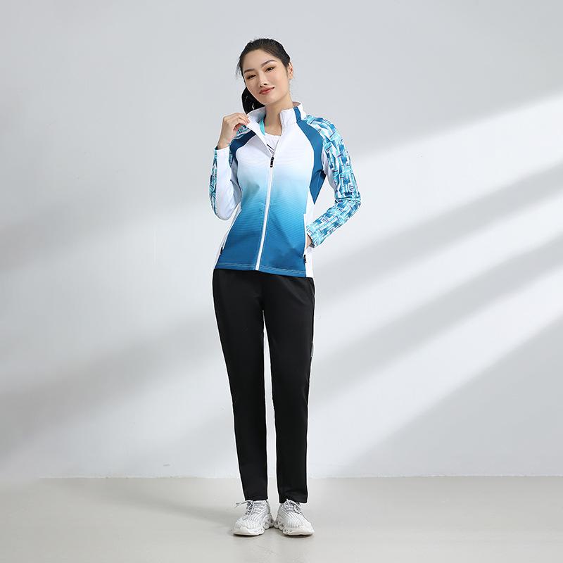 Binchi Keji Travel Autumn and Winter Long Sleeves Sports Jacket Men's and Women's Jacket Badminton Clothing Training Set XL