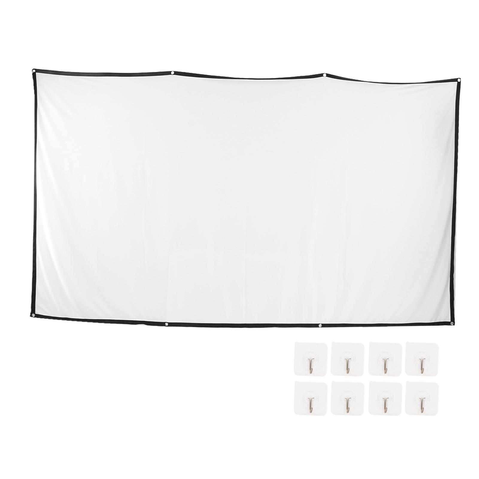 DIYelecs Outdoor Projection Screen 16:9 Crease Resist Foldable Double Sided Portable Projector Screen for 120 Inches (104.3 X 59.1in)