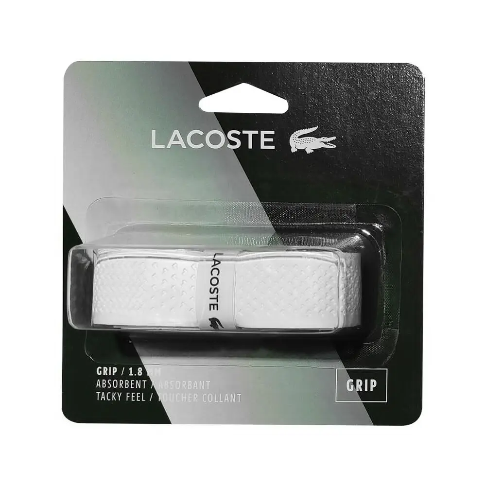 Lacoste FR Lacoste  x Tecnifibre Absorbent Grip Size 1 - TU White