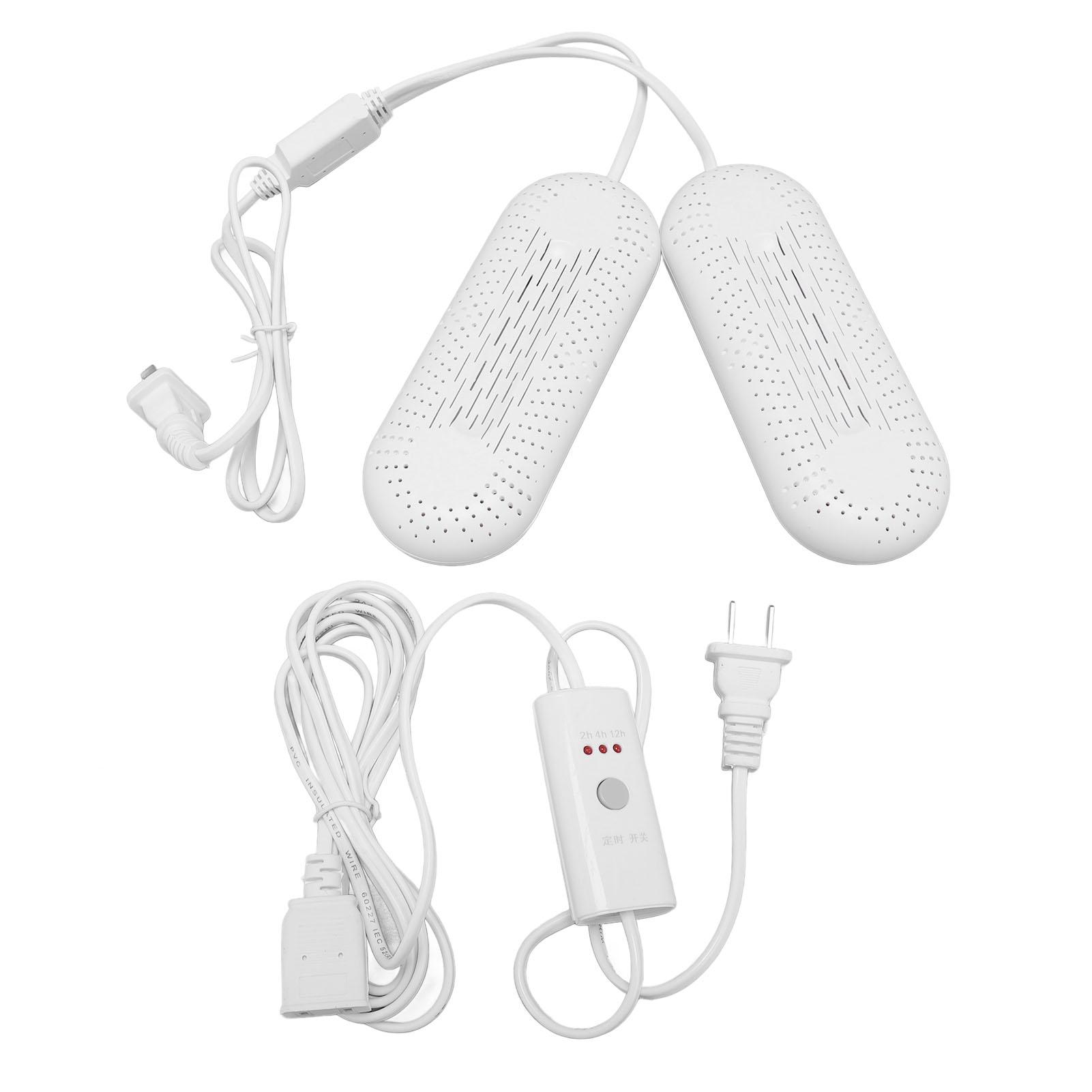 OutsideWorld Shoe Dryer Portable with 2H 4H 12H Timer Heat Resistant Efficient Heating Electric Shoe Boot Warmer