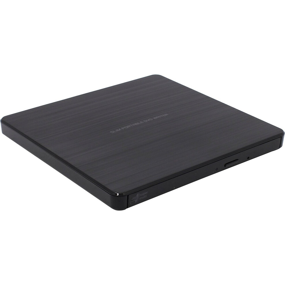 LG Hitachi-LG GP60NB60 8x DVD-RW USB 2.0 Black Slim External Optical Drive