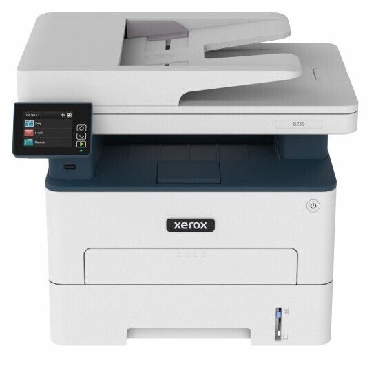 Xerox B235 Monochrome All-in-One Wireless Laser Printer with Fax, Blue,White