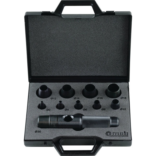 MOB Peddinghaus 8004309001 Mekanix 16-Piece Hole Punch Set for Soft Ma...