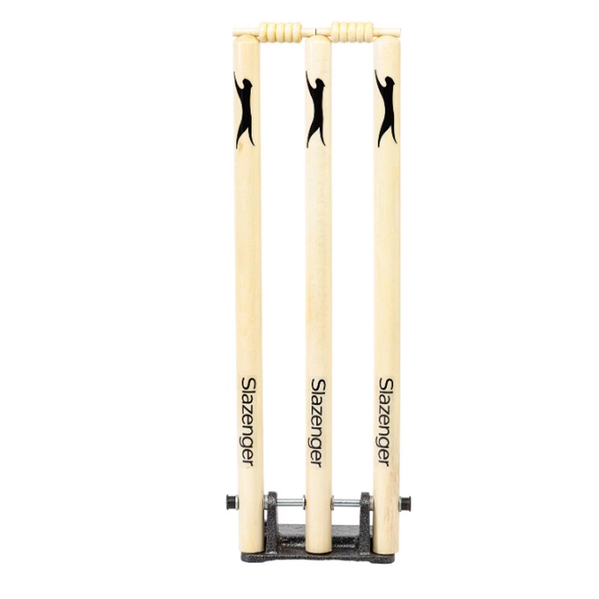 Slazenger Spring Cricket Stumps - White