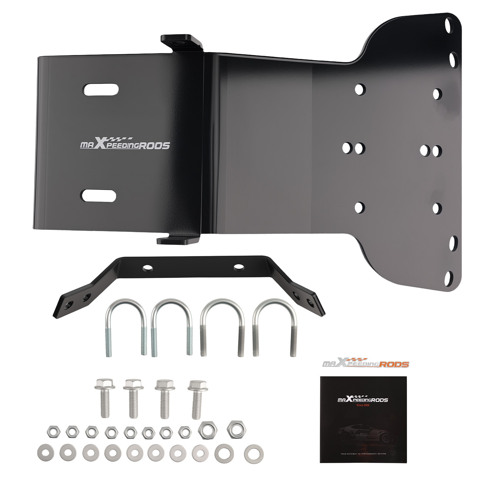 MaXpeedingrods Winch Mount Plate Kit ATV compatible for Honda Rancher 350/400 2000-2007 4-Hole 3"x4 7/8"