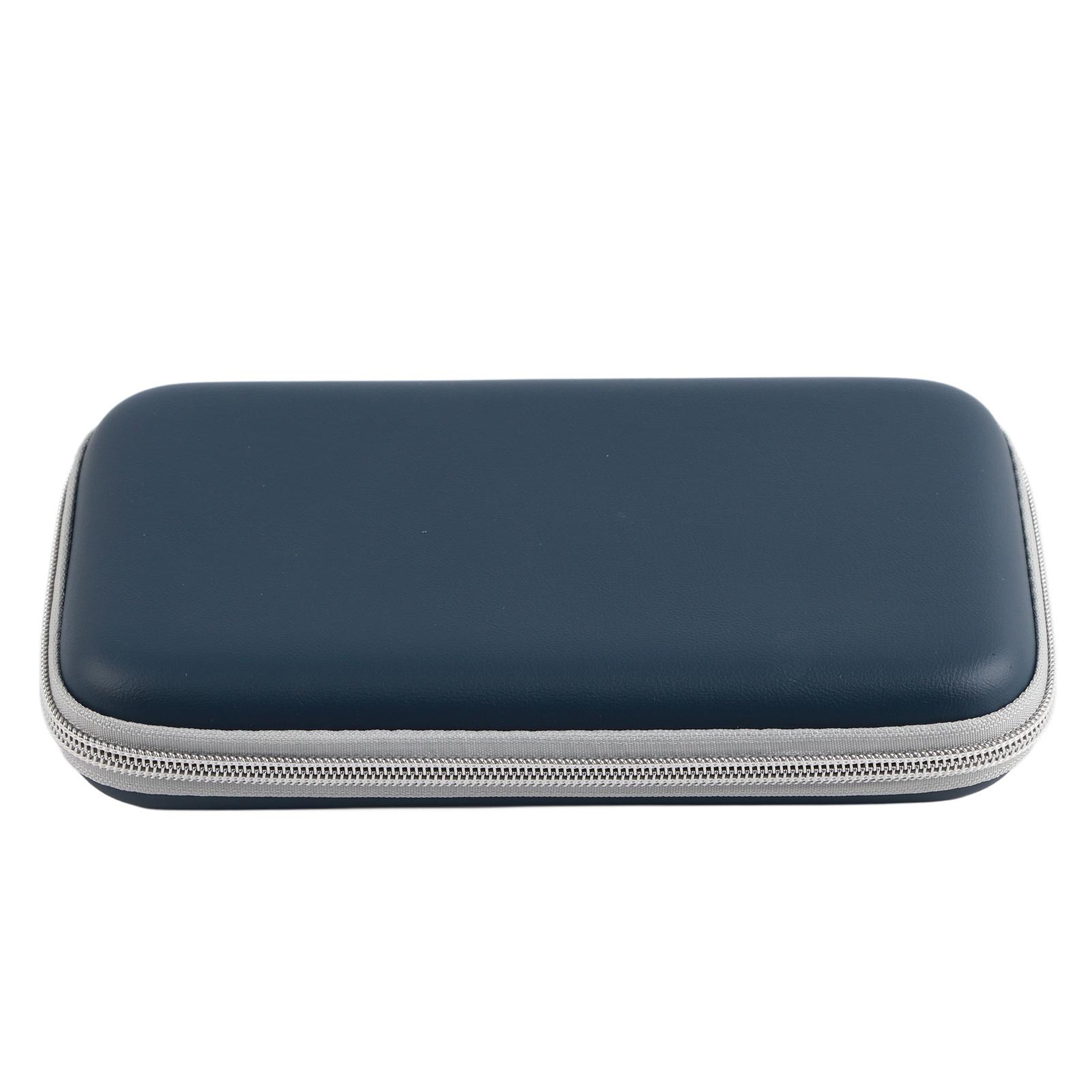 COSYHOME PU Leather Black Harmonica Zippered Carrying Case Storage Bag for 7 Harmonicas