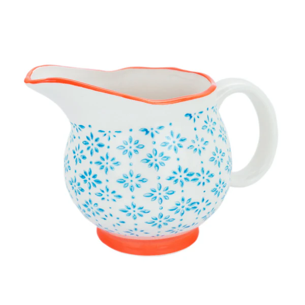 Hand-Printed Milk Jug 300ml