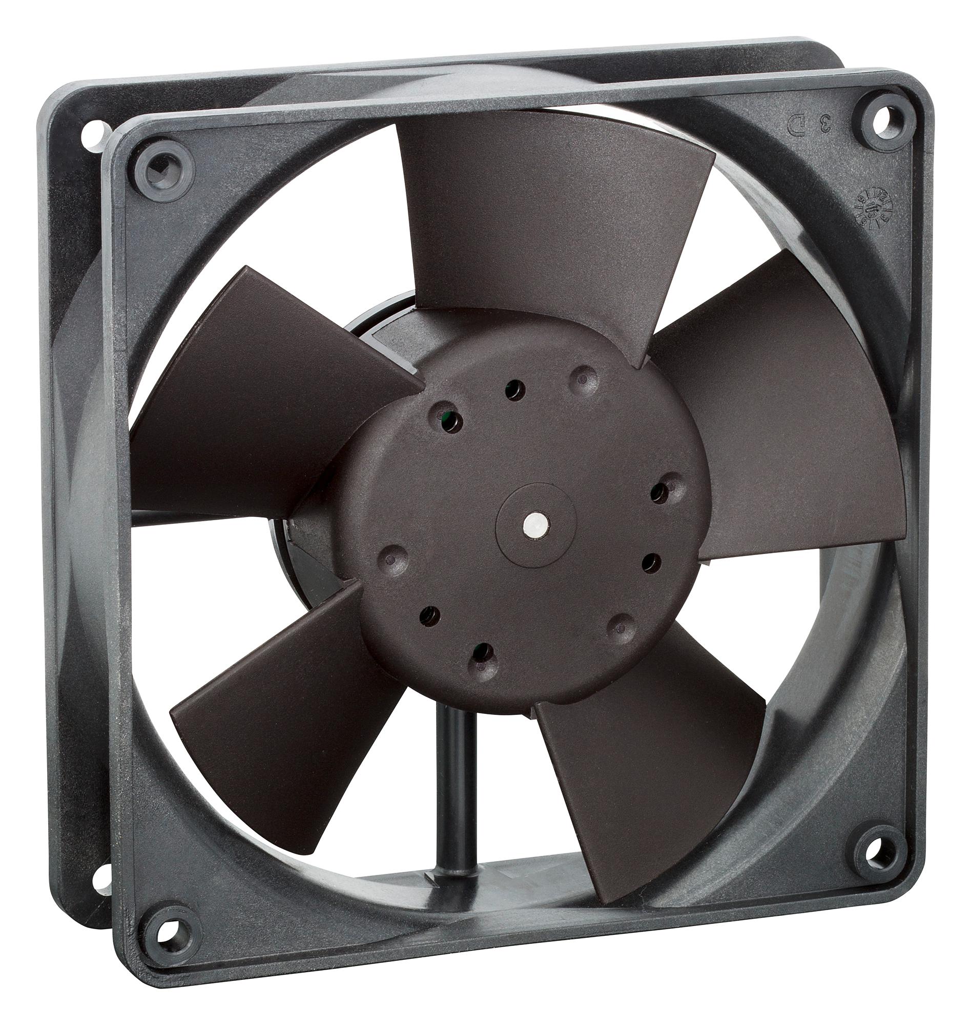 EBM-PAPST 4300 Series Axial Fan, 12 V dc, DC Operation, 170m³/h, 5W, IP68, 119 x 119 x 32mm