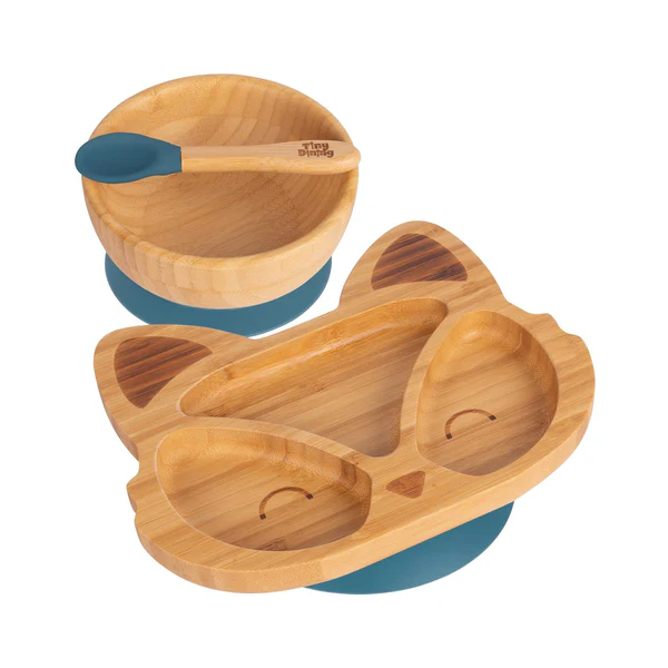 3pc Fox Bamboo Baby Weaning Set