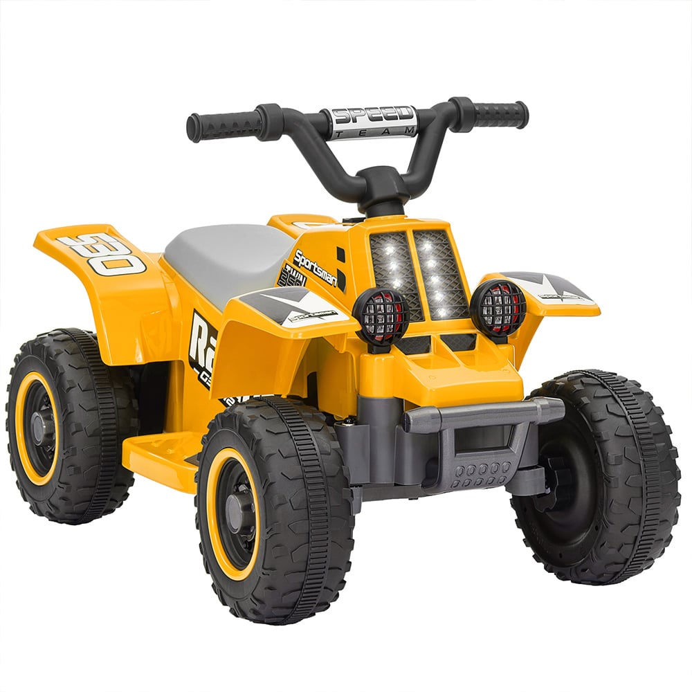 AIYAPLAY Kids Yellow Electric Quad Bike
