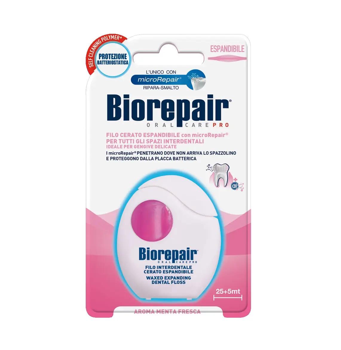 Biorepair Oral Care Unwaxed Dental Floss 30 m