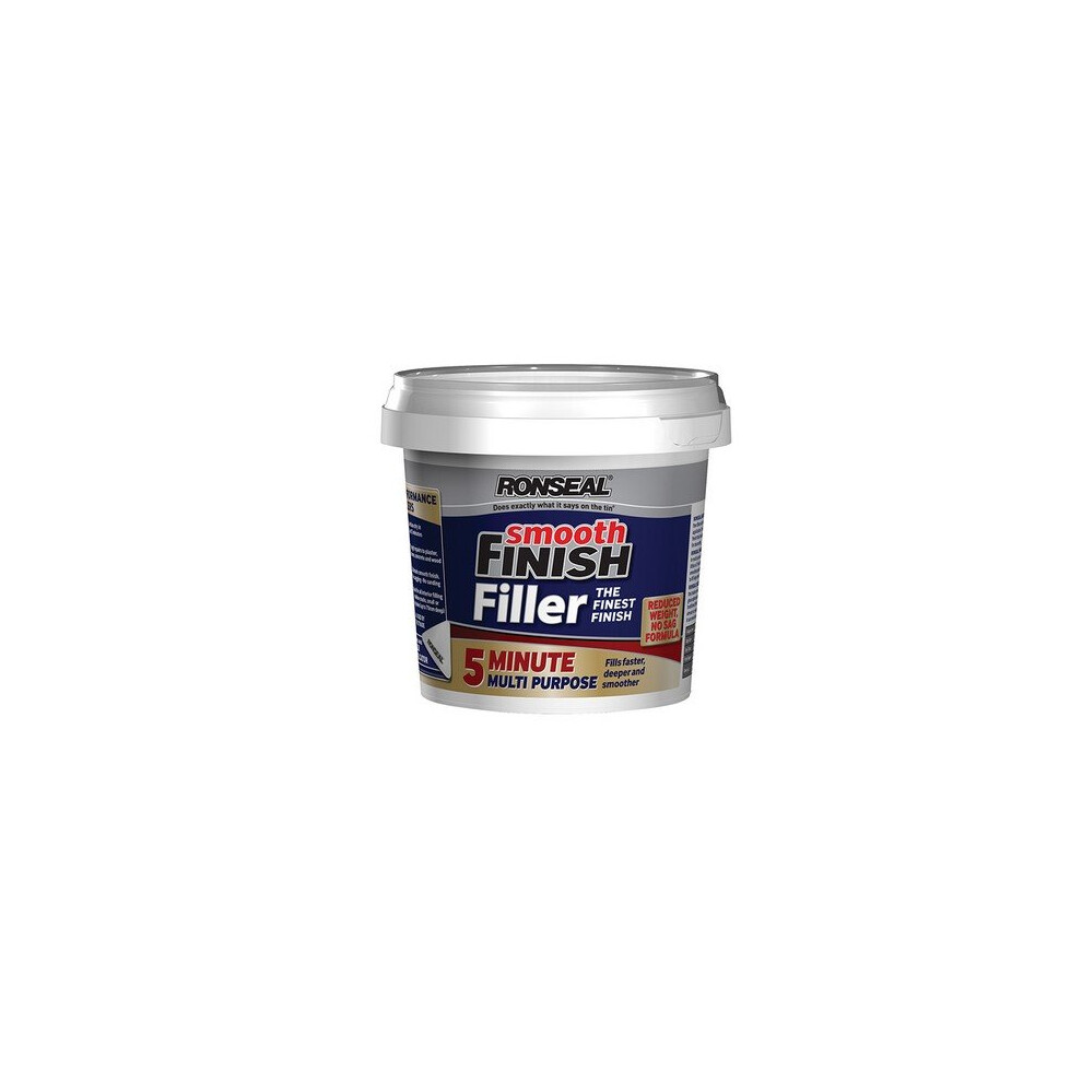 Ronseal 5 Minute Multipurpose Smooth Finish Filler Tub 290ml