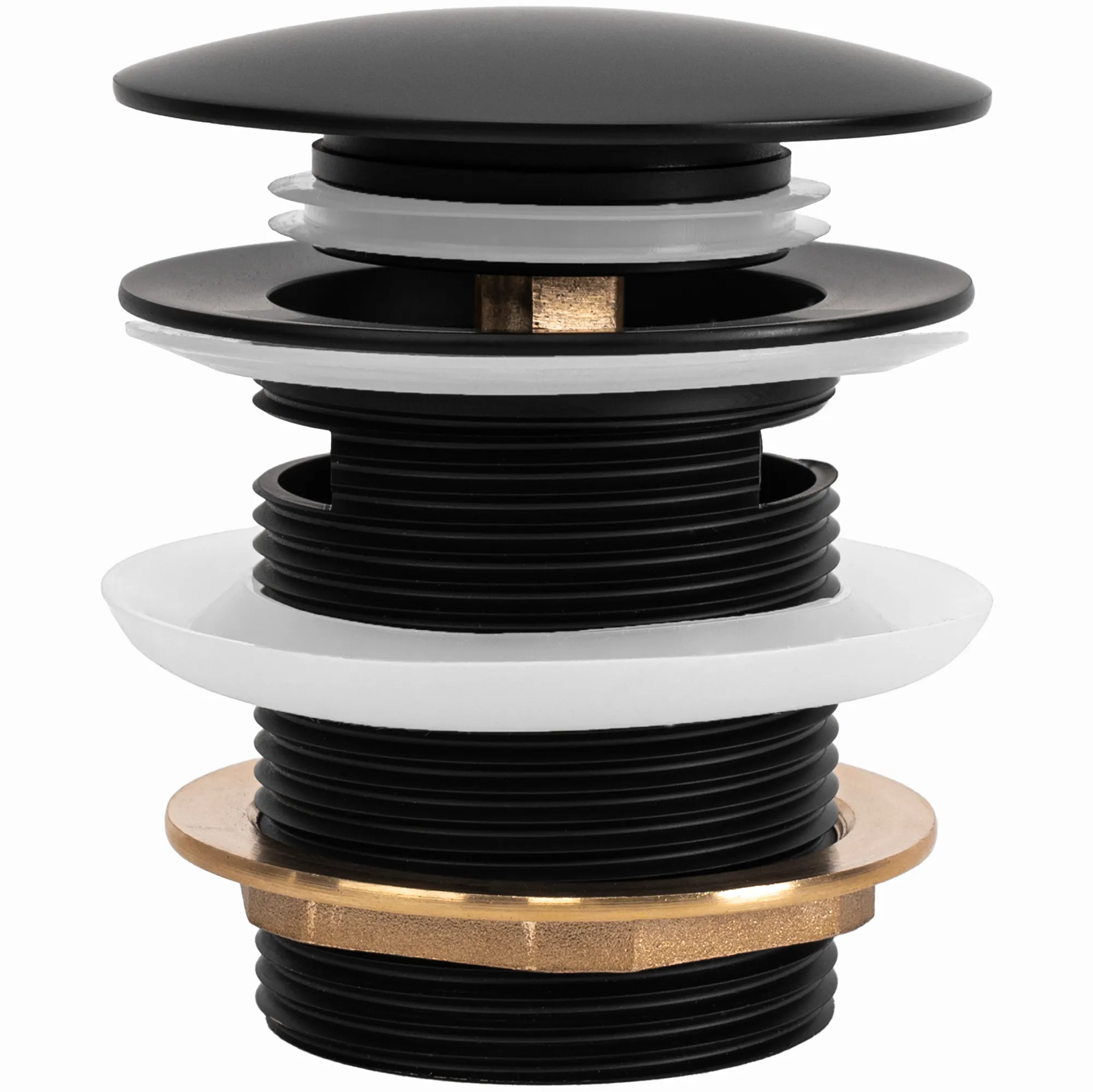 Rea Bathtub Plug Rea Black 6Cm, Brass