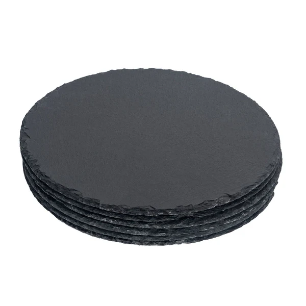 Round Slate Dinner Plates 33cm Pack of 6