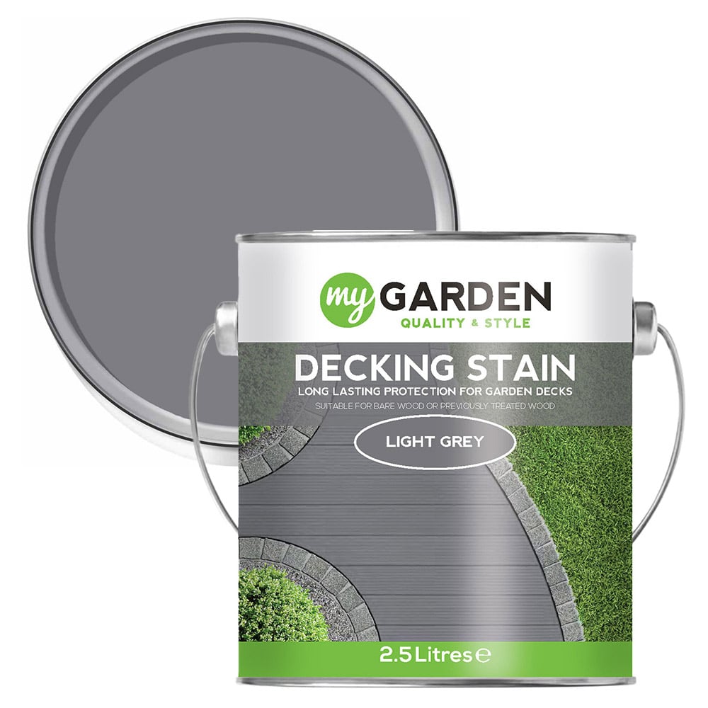 My Garden Decking Stain 2.5L - Light Grey