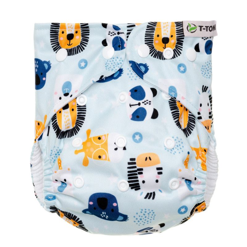 T-TOMI Diaper Covers AIO Animals nappy covers gift set 4-15 kg