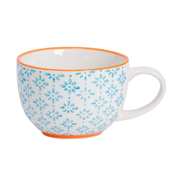 Nicola Spring 250ml Hand Printed China Cappuccino Cup | By Nicola Spring