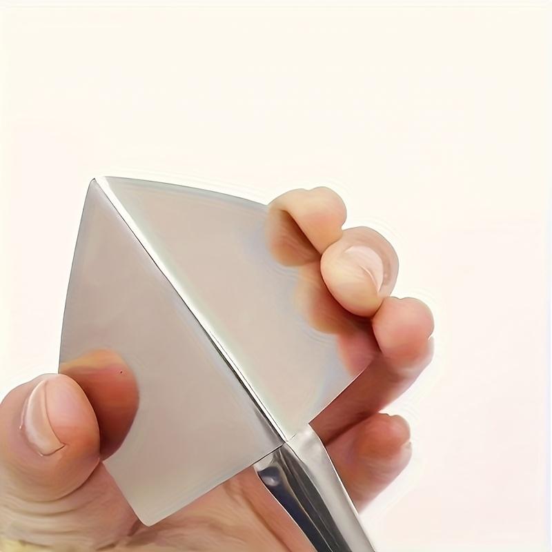 Fashion Accessories Crystal Jewelry Metal Spatula Knife Set - Inner and Outer Corner Spatulas for Smoothing Cement and Drywall Painting, No Power Required - Durable Cleaning 1pcs