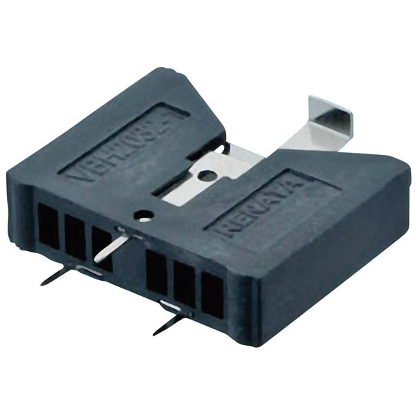 Renata 701133 Button Cell Holder 1x SR44 LR44 Horizontal 19.9x12x7.4mm