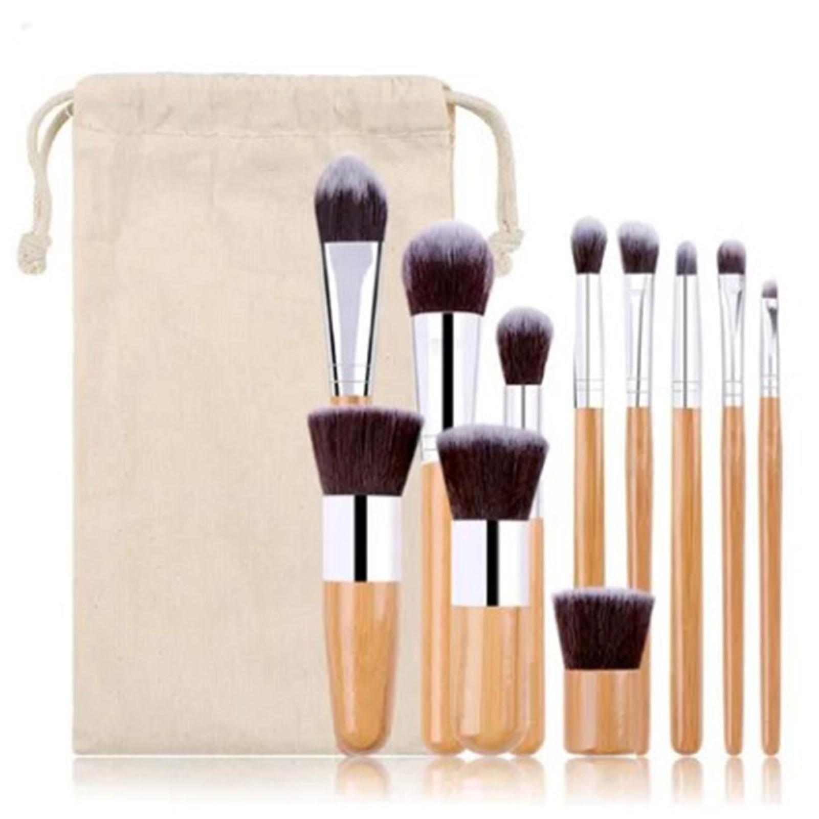 GoolRC 11 Pcs Makeup Brushes Set Fine Workmanship Professional Makeup Brushes with Cloth Bag