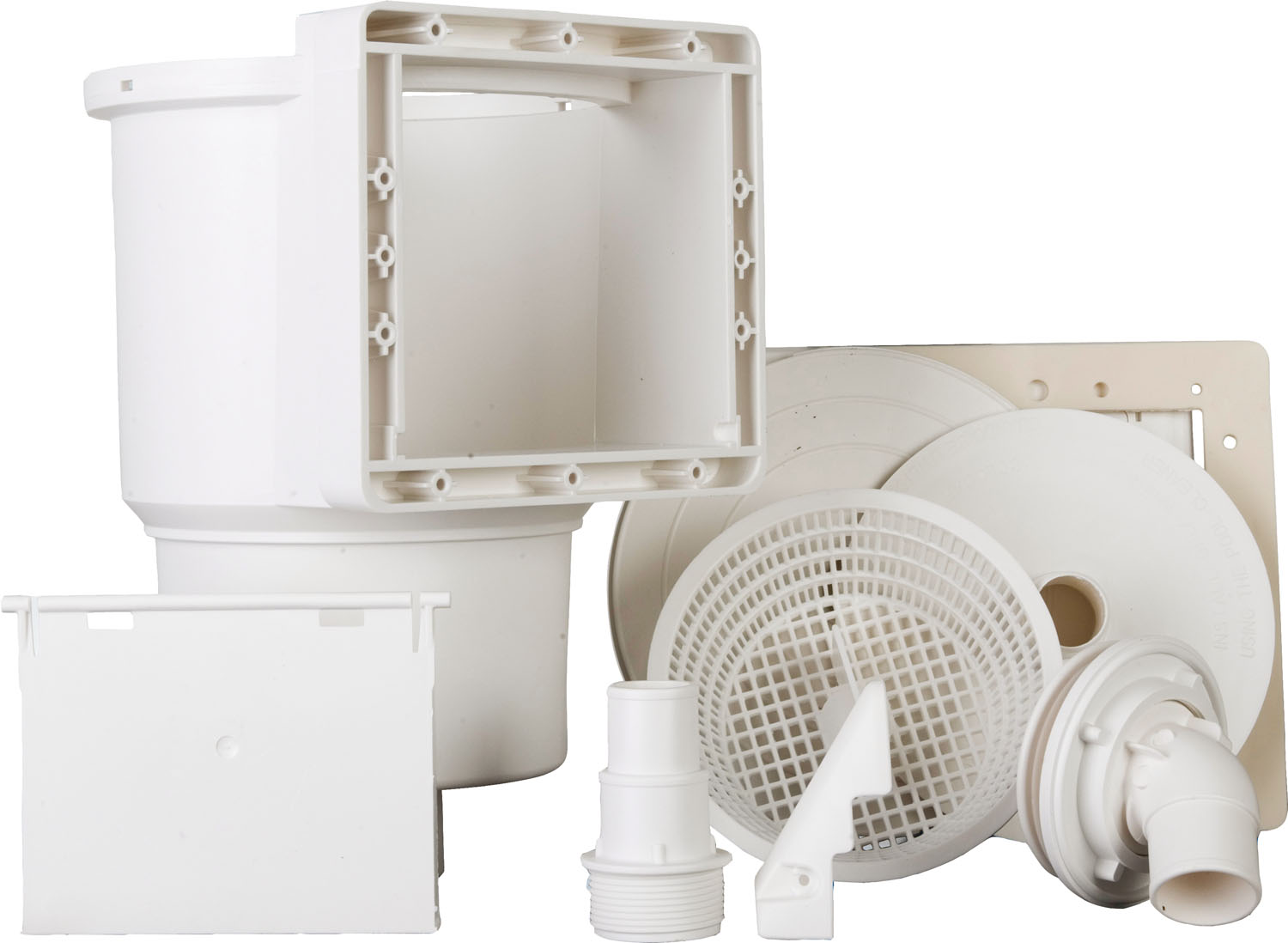 Gre AR100 Standard Swimming Pool Skimmer + Pulse Valve, White