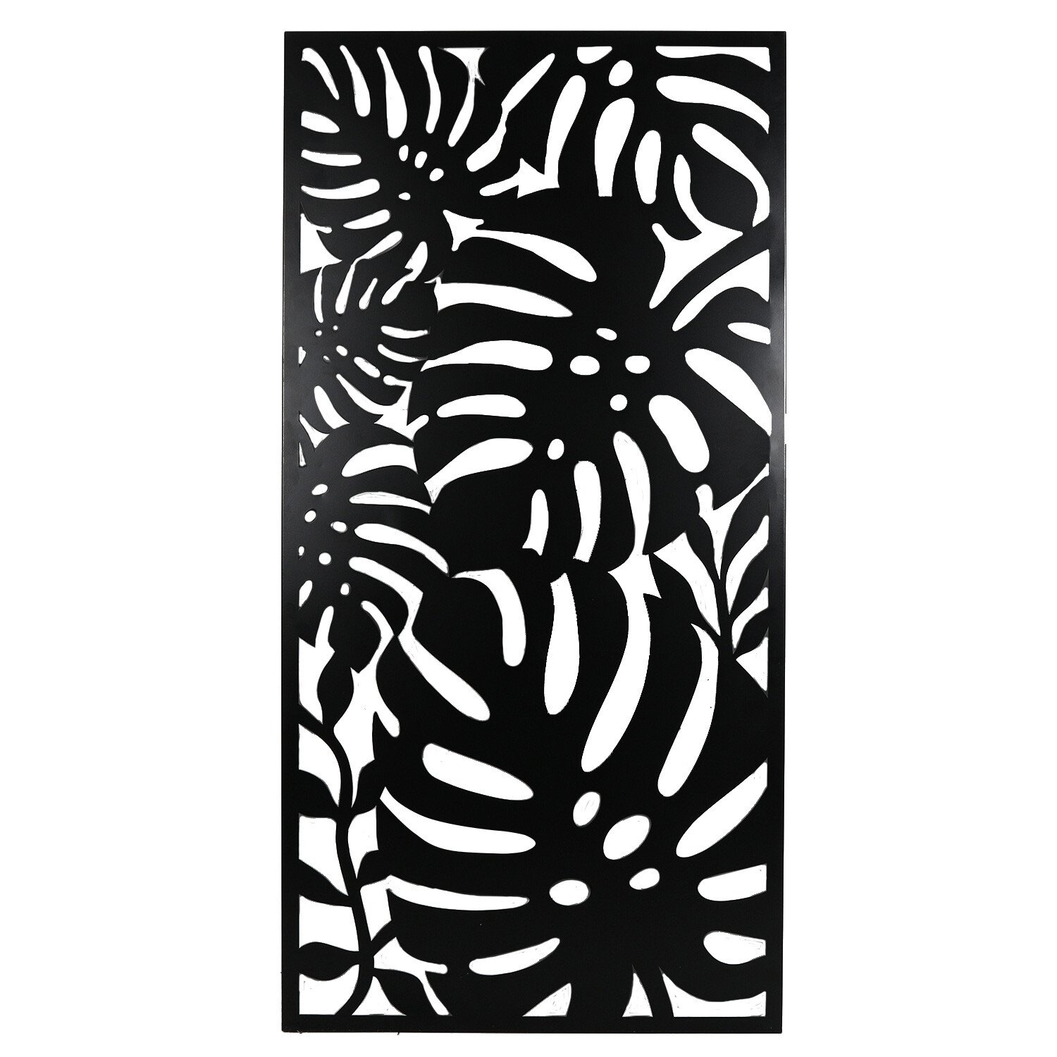 Indoor/Outdoor Leaf Metal Wall Screen
