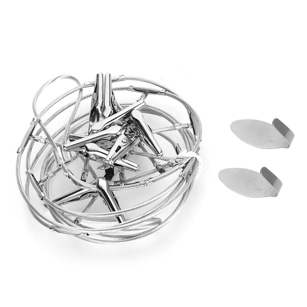 GoolRC Wire Rope Photo Clip Hanging Photo Wall Decoration Memorandum Postcard Recording