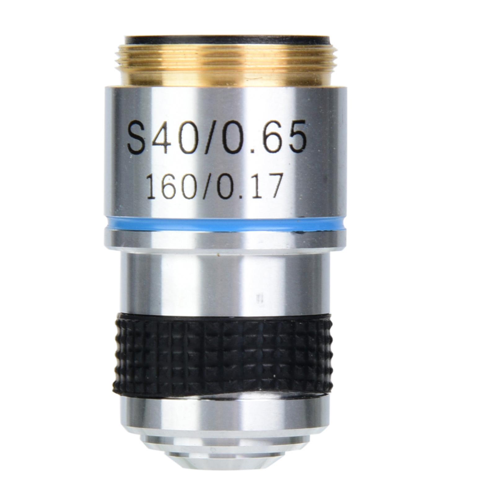 KKmoon 40X 185 Biological Microscope Achromatic Objectives Lens 1600.17