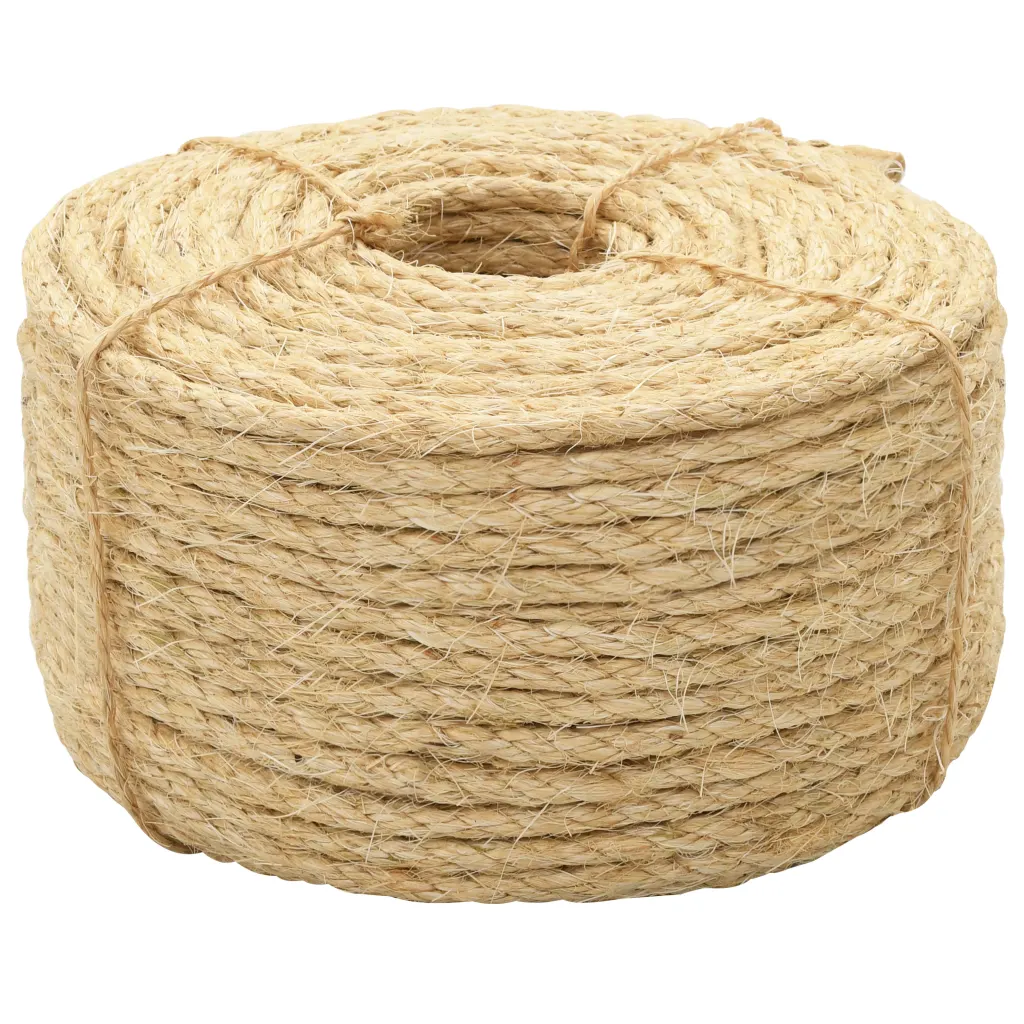VidaXL Rope 100% Sisal 10 mm 100 m