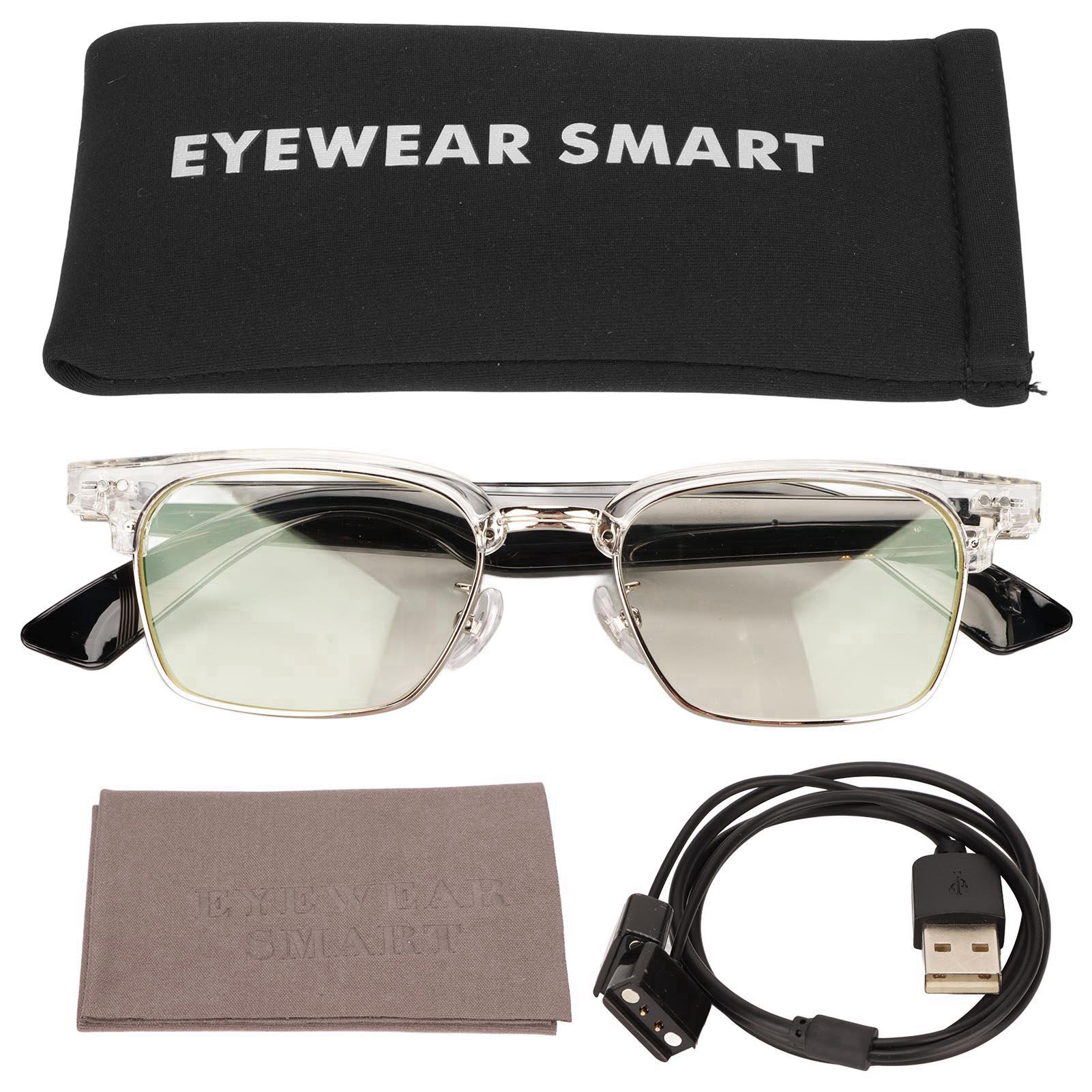 OutsideWorld Smart Glasses Stylish Open Ear Prevents Blue Light HiFi Stereo Wireless Bluetooth Glasses for