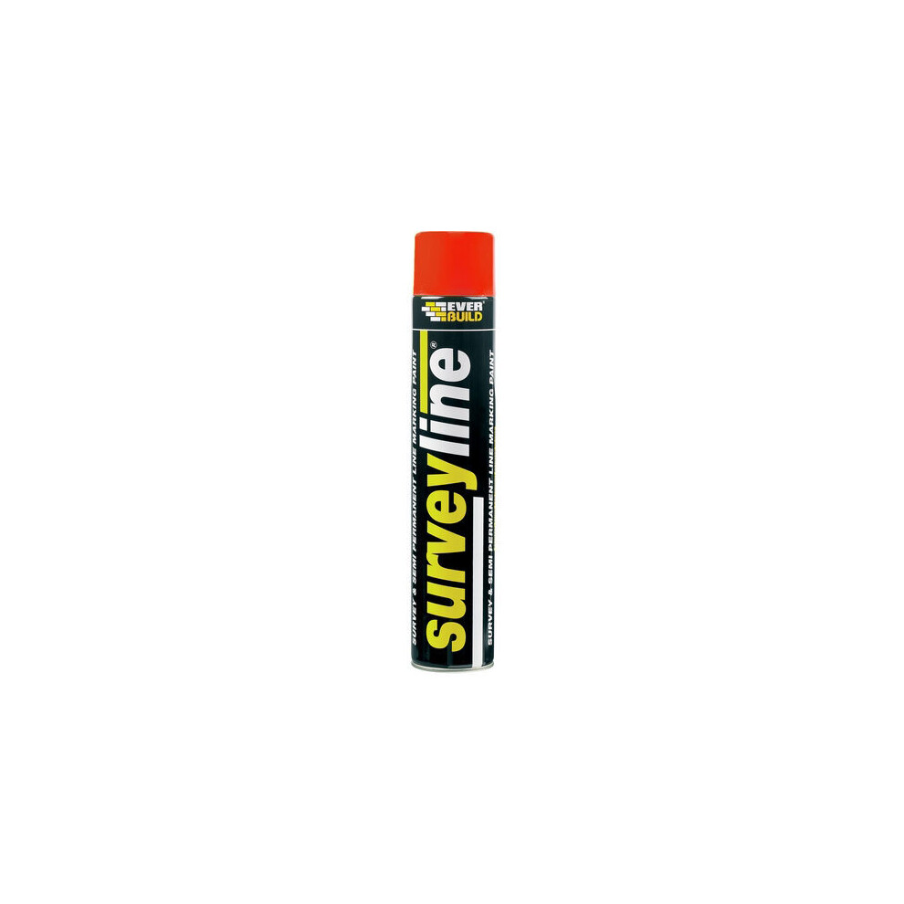 Everbuild EVBSURVEYWH Surveyline Marker Spray White 700ml